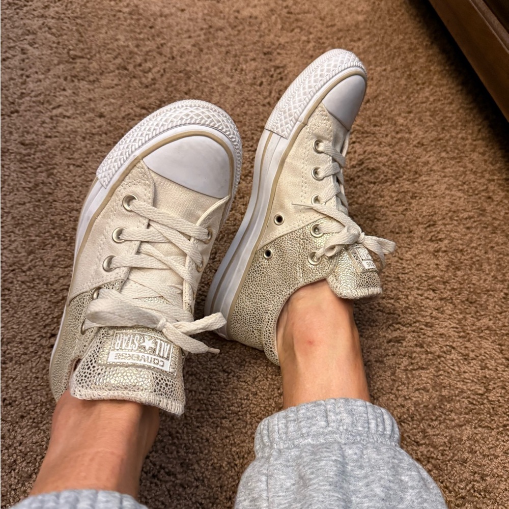 Converse Women's Gold Sneakers